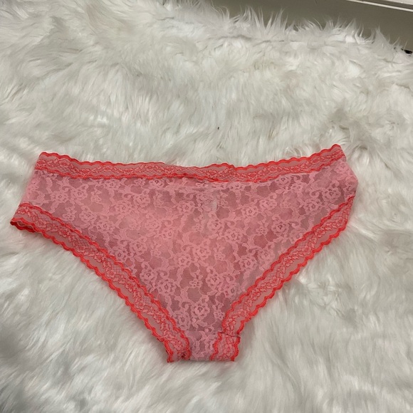 Vintage Victoria's Secret Bright Orange  Bra Set - Picture 10 of 10